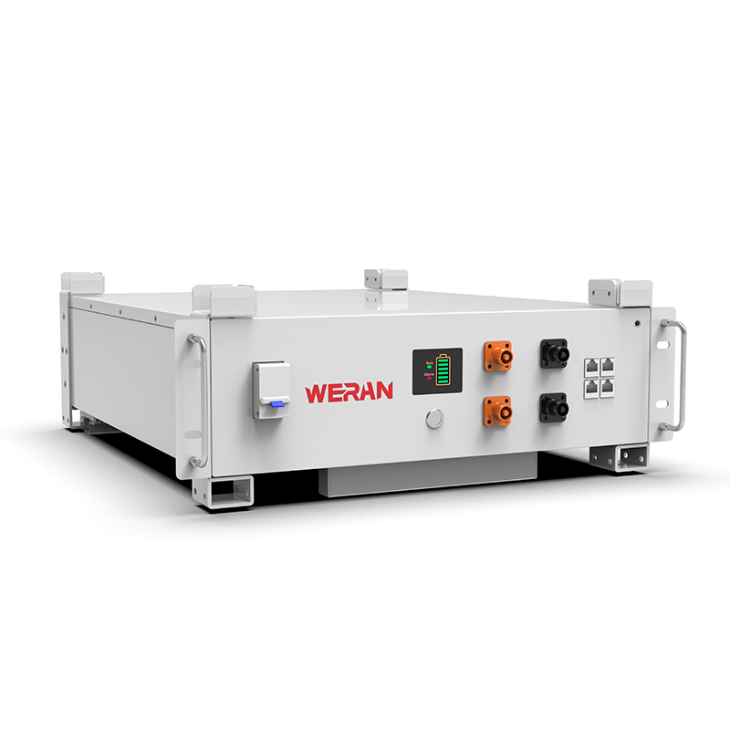 WERAN WRL-48100RW 51,2V 100Ah LiFePO4 Raf Pil (5,12kWh) – 8000 Döngü, CAN/RS485, İstiflenebilir Ev ESS