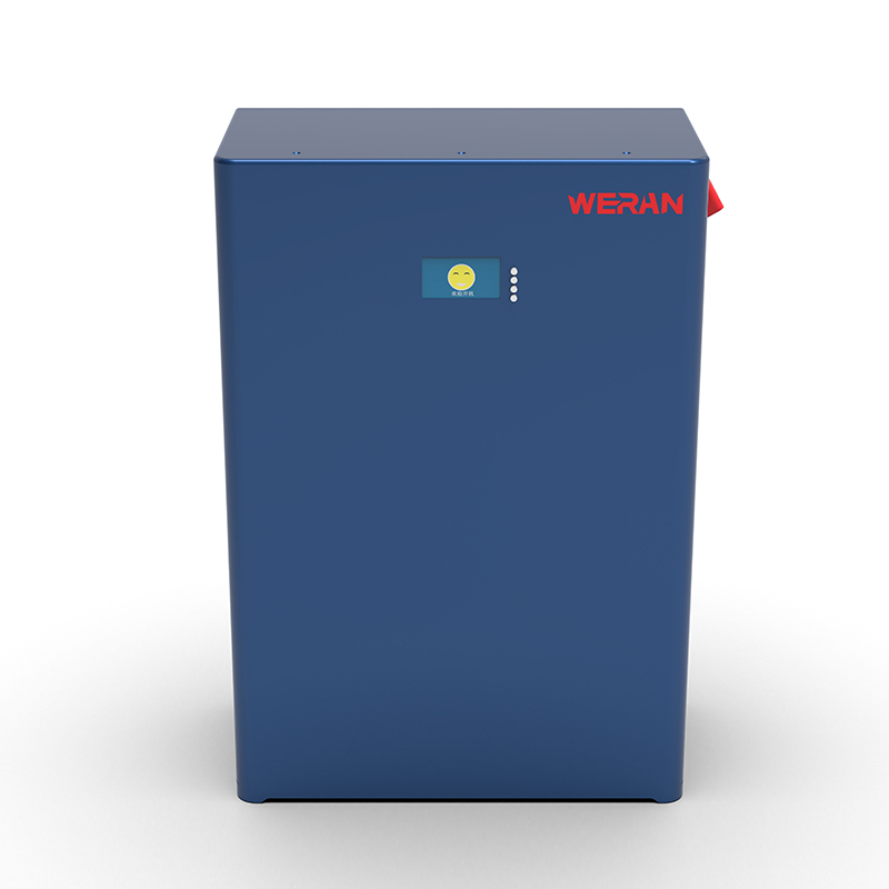 WERAN WRL-48100WB 51,2V 100Ah Duvara Monte LiFePO4 Pil (5,12kWh) – IP65, 6000 Döngü, Dış Mekan Ev Güneş Enerjisi Depolaması