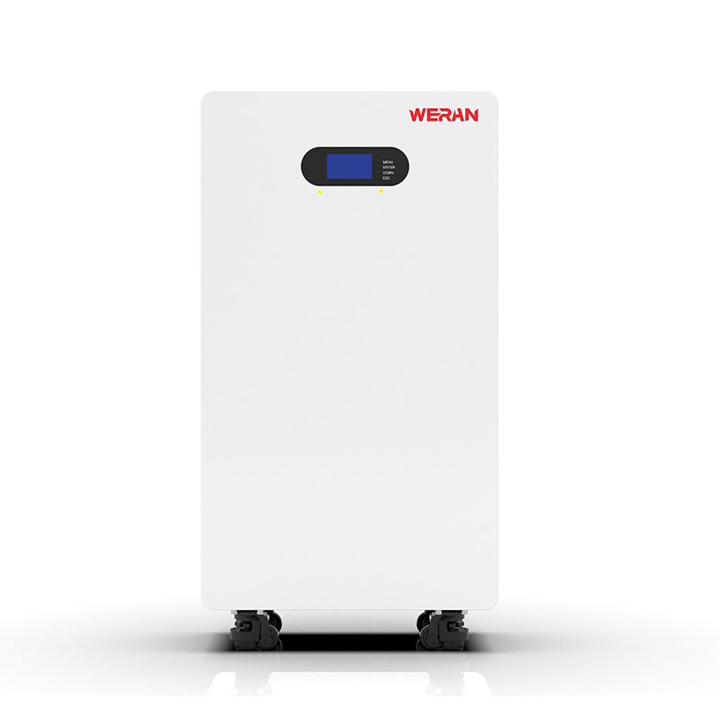 WERAN WRL-48200UW 51,2V 200Ah LiFePO4 Pil (10,24kWh) – IP65 Tekerlekli / Duvara Montajlı, İstiflenebilir 48V Güneş Enerjili Depolama