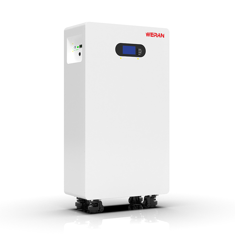 WERAN WRL-48200UW 51,2V 200Ah LiFePO4 Pil (10,24kWh) – IP65 Tekerlekli / Duvara Montajlı, İstiflenebilir 48V Güneş Enerjili Depolama